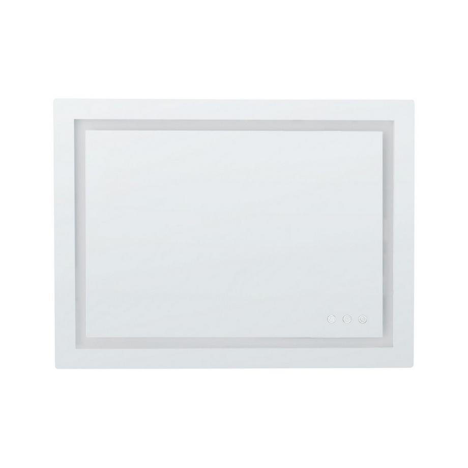 Beliani LED-Badezimmer-Spiegel aus Kunststoff Klassisch PRENOIS  