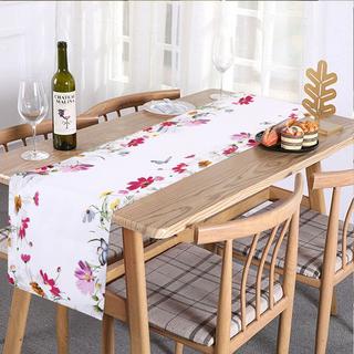 Alopini Chemin de table aspect lin Chemin de table lavable  