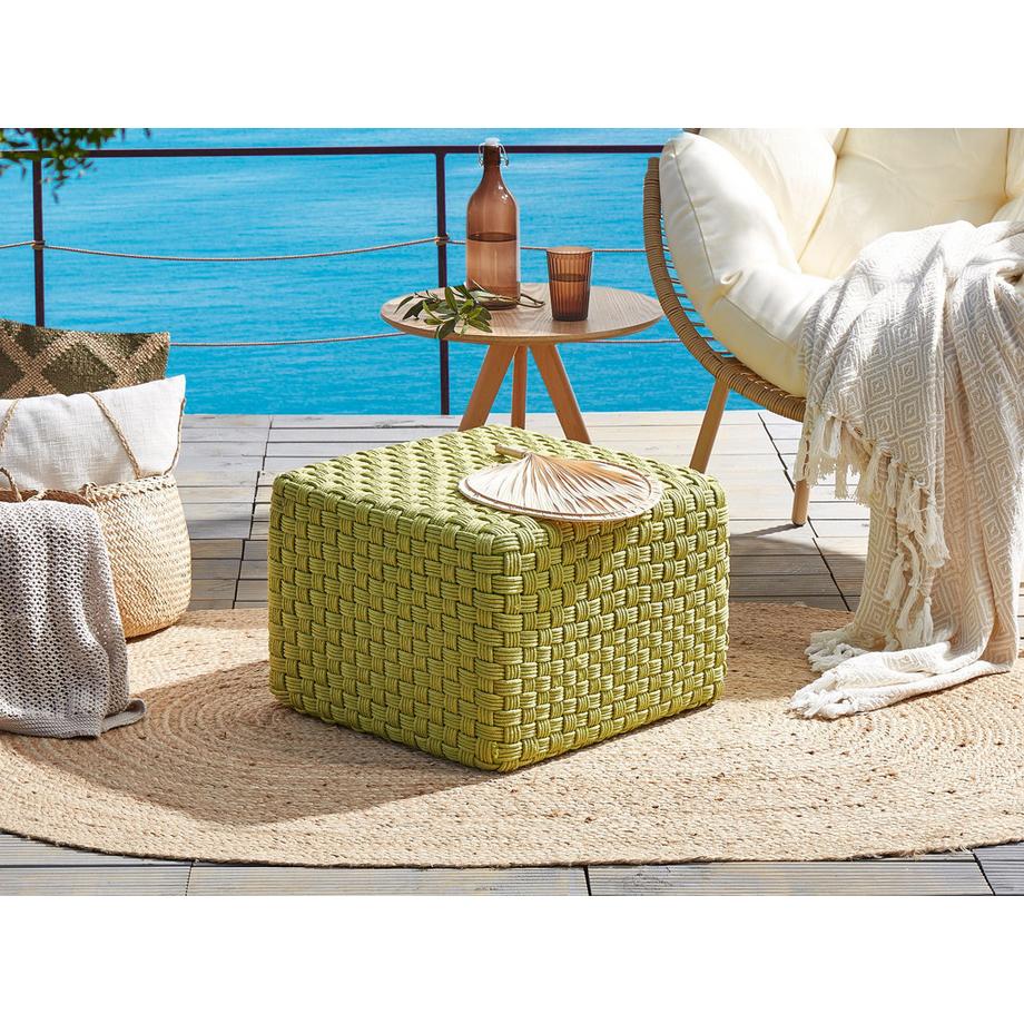 Beliani Pouf en Polypropylène Boho NALLI  