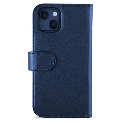 Apple  Flipcase in Leather Optics iPhone 14 - Bleu foncé 