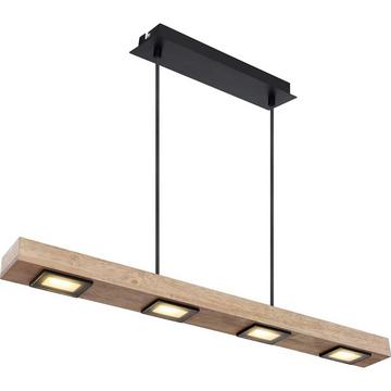 Lampe à suspension Joya métal noir mat 6xLED