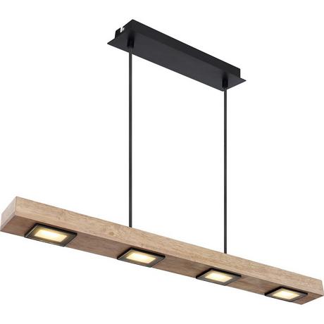 mutoni Lampada a sospensione Joya in metallo nero opaco 6xLED  