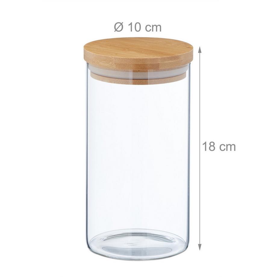 B2X 3 pièces. Pots de conservation 1000 ml  