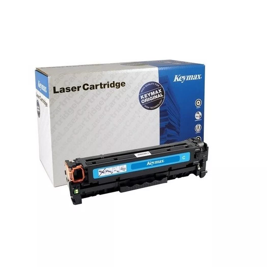 Keymax – Toner-Modul cyan CE411AKEY zu HP LJ Pro M375 2600 S., One Size