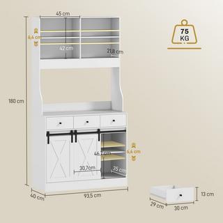 HOMCOM Armoire de cuisine  