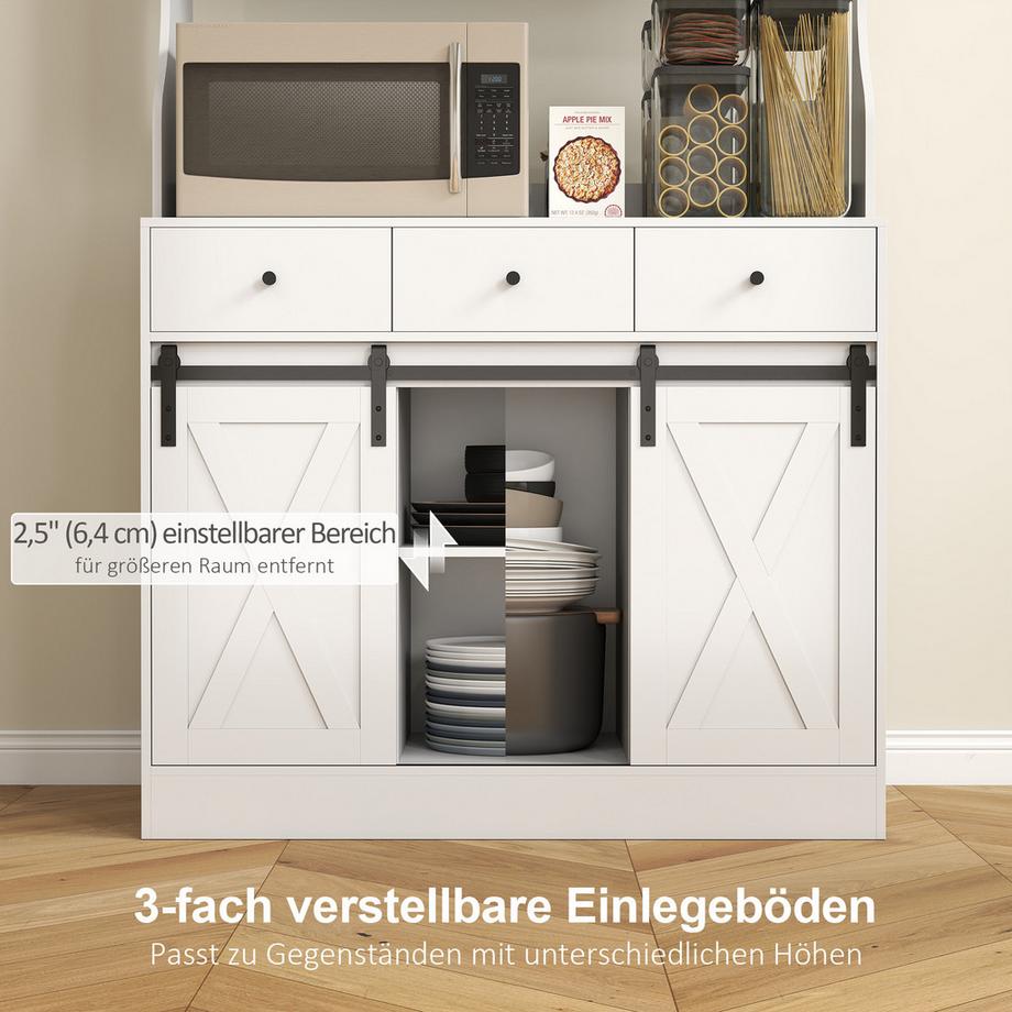 HOMCOM Küchenschrank  