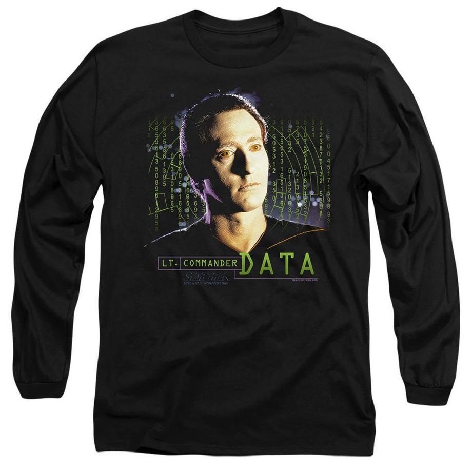 Star Trek Star Trek The Next Generation Lt Commander Data Langarm T-Shirt  