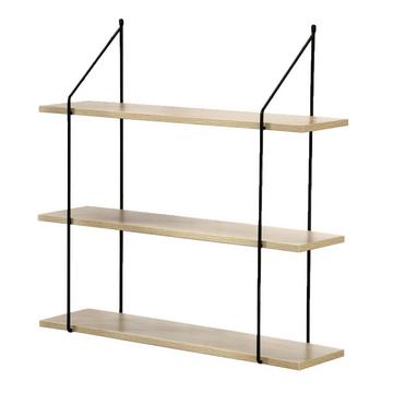 Scaffale a muro 3 livelli decorazione Legno L60 cm