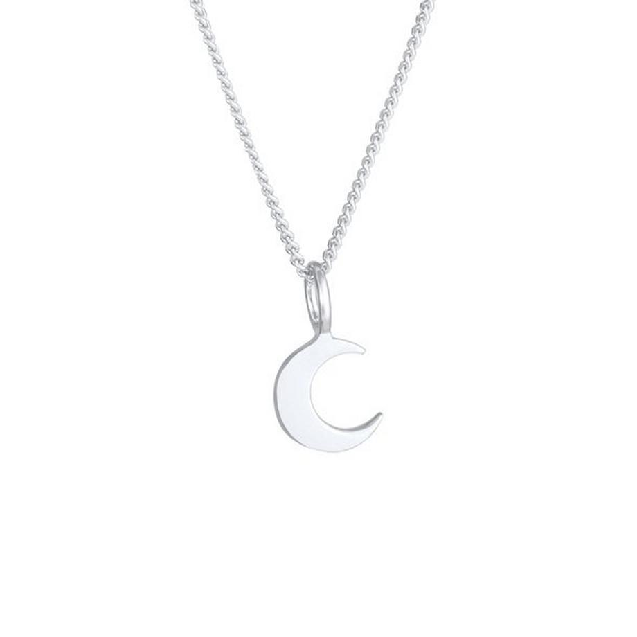Halskette Mond Halbmond Astro Basic Panzerkette