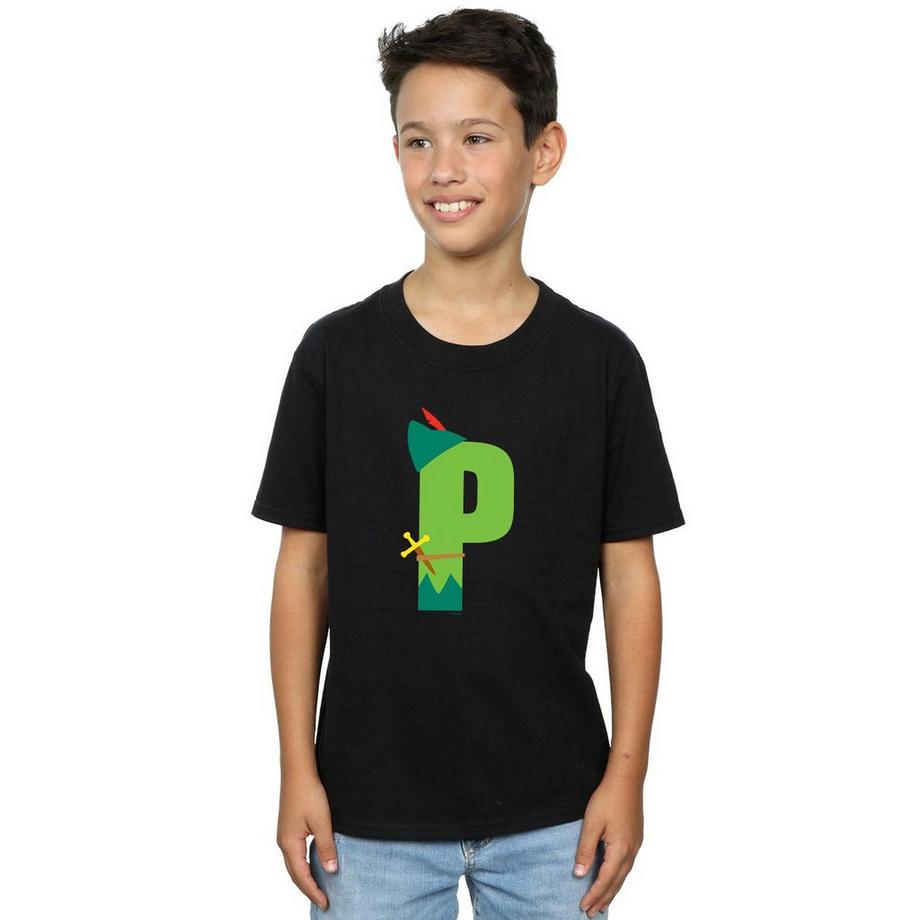 Disney  Alphabet P Is For Peter Pan TShirt 