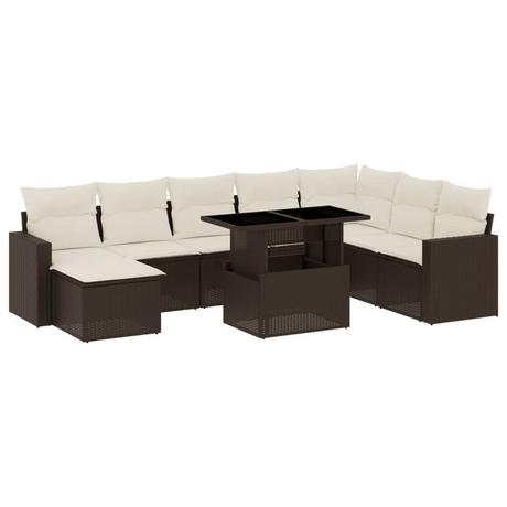 VidaXL Garten sofagarnitur poly-rattan  