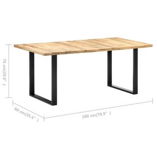 VidaXL Table de salle à manger bois  