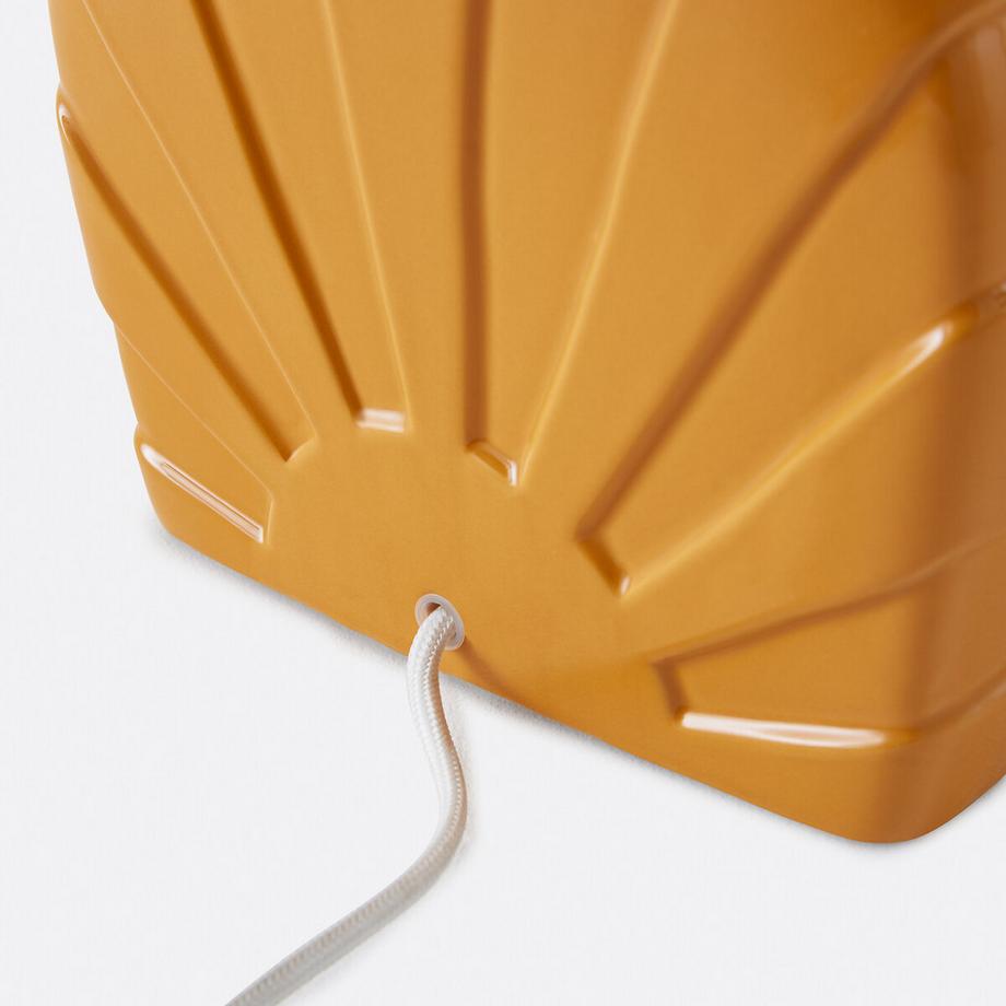 La Redoute Intérieurs Lampe à poser en céramique et raphia  