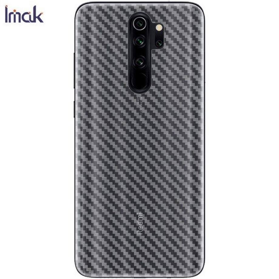 Imak  Xiaomi Redmi Note 8 Pro - IMAK PVC Rücken Schutzfolie Carbon Look 
