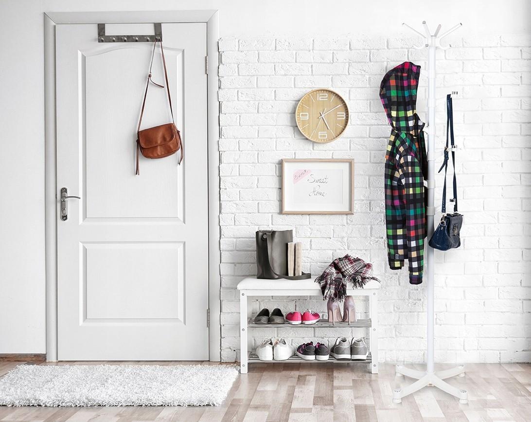 B2X Appendiabiti da terra, bianco  