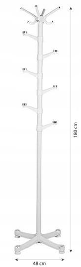 B2X Appendiabiti da terra, bianco  