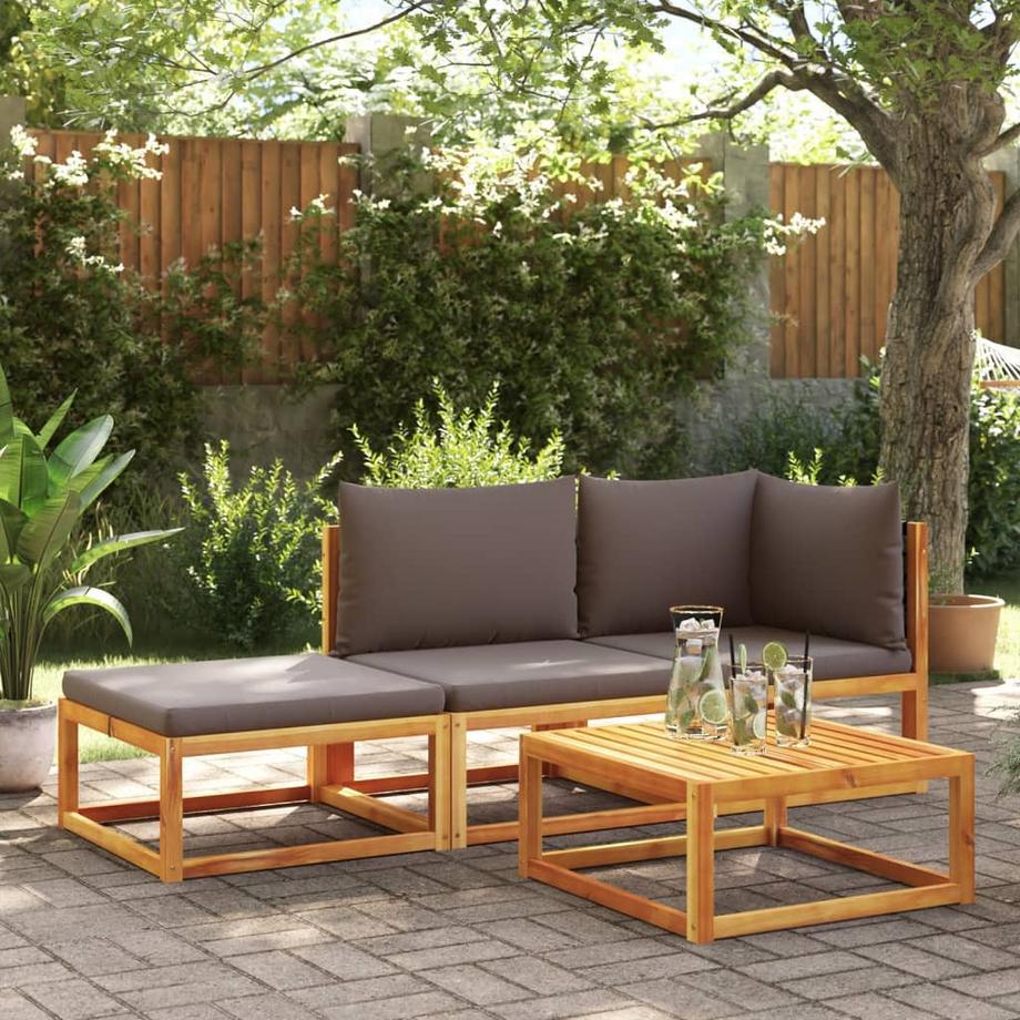 VidaXL Gartensofa akazienholz  