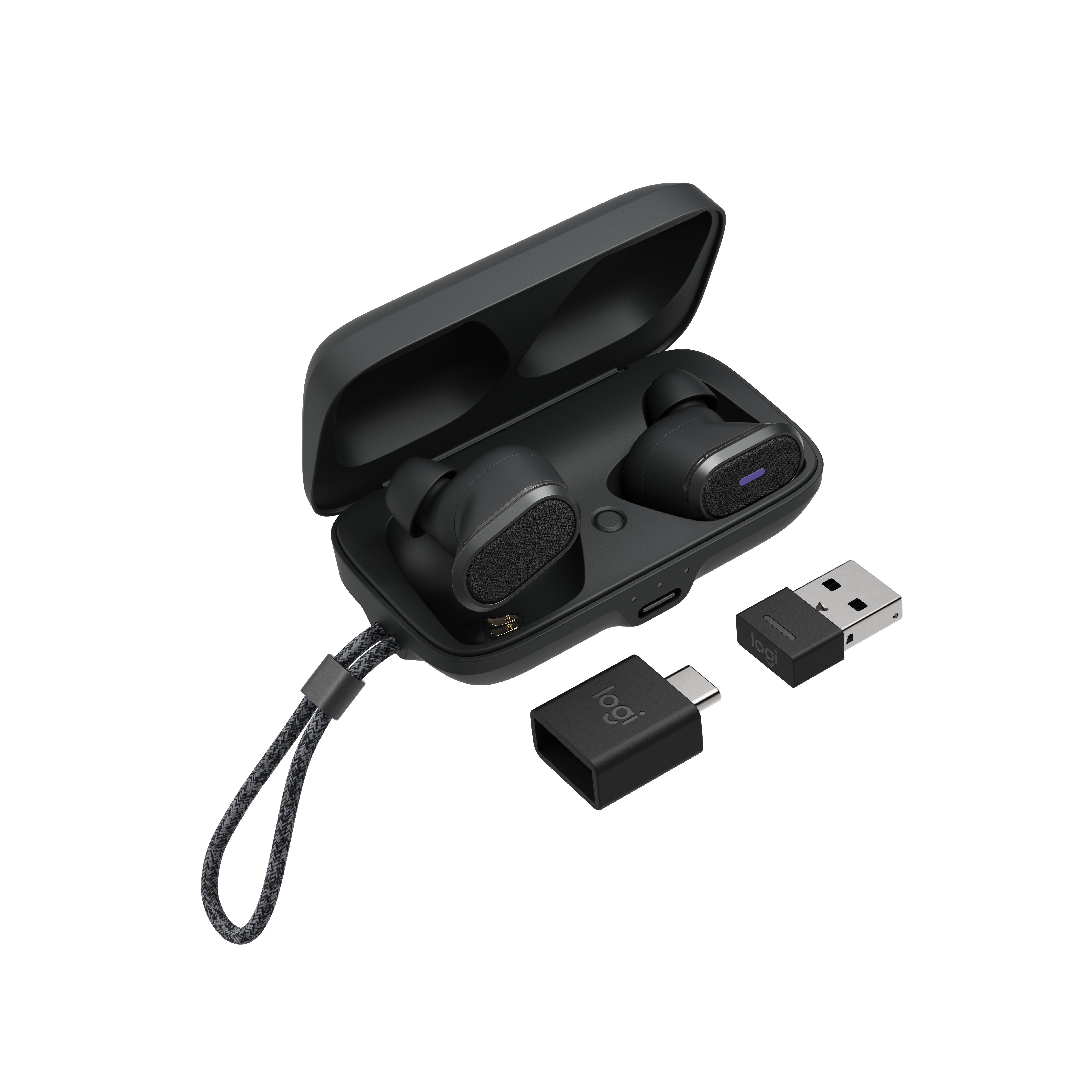 Logitech  Logitech Zone Auricolare True Wireless Stereo (TWS) In-ear Musica e Chiamate Bluetooth Grafite 