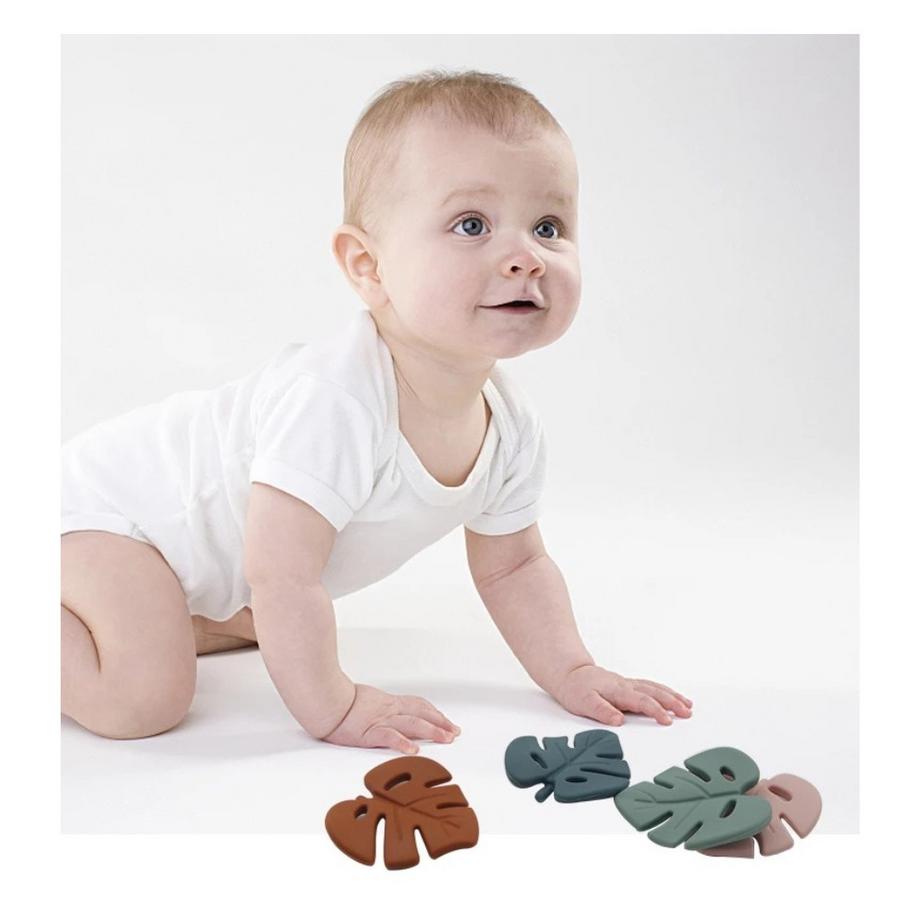 Misiu  anneau de dentition silicone feuille 