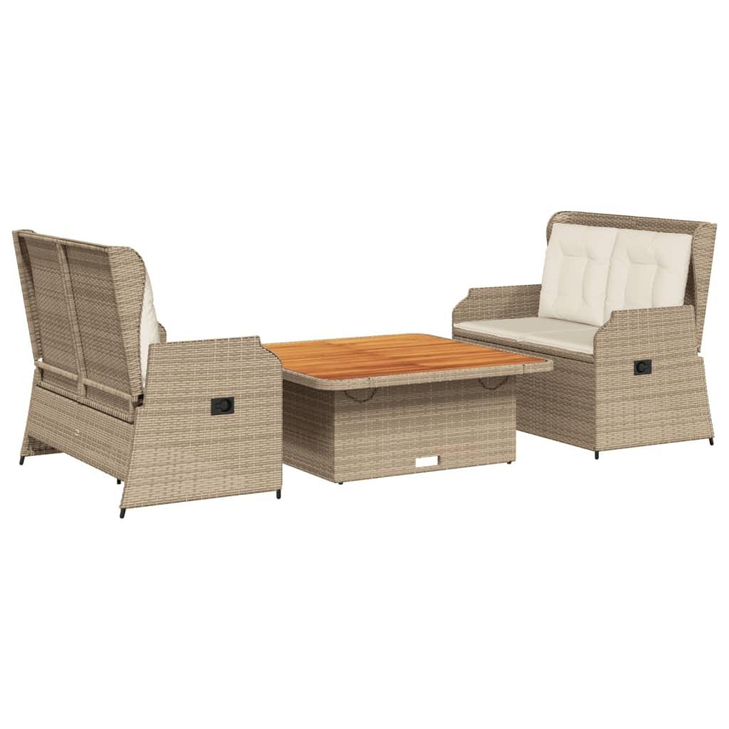 VidaXL Garten-lounge-set poly-rattan  