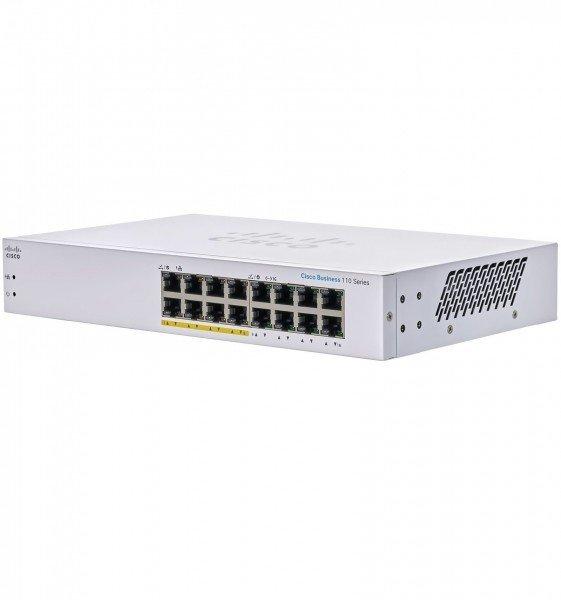 Cisco  PoE Switch CBS110-16PP-EU 16 Port (16 Ports) 