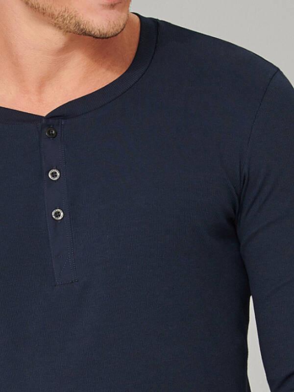 Schiesser Retro Rib Maglia Maniche Lunghe  