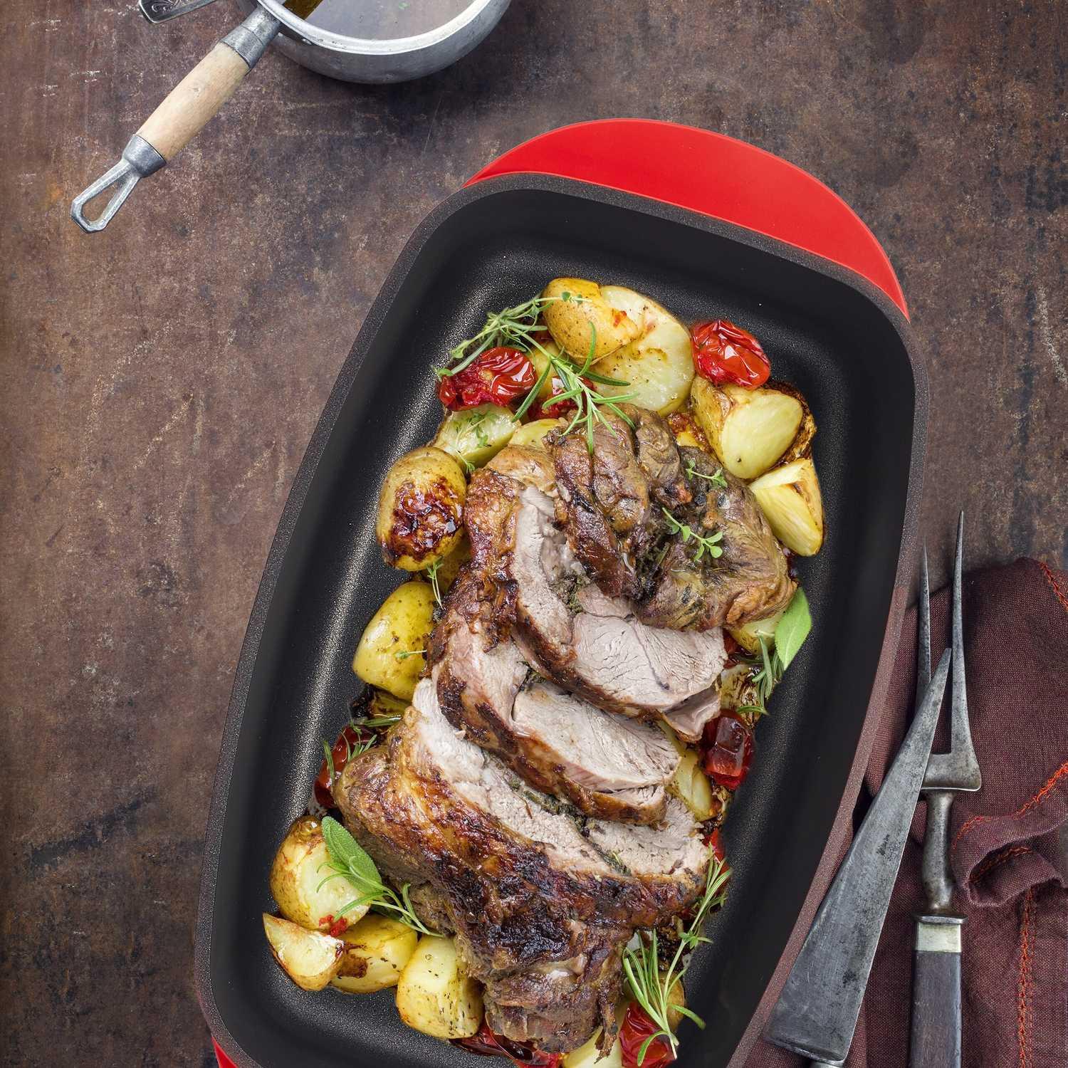 B2X Rostiera con coperchio  