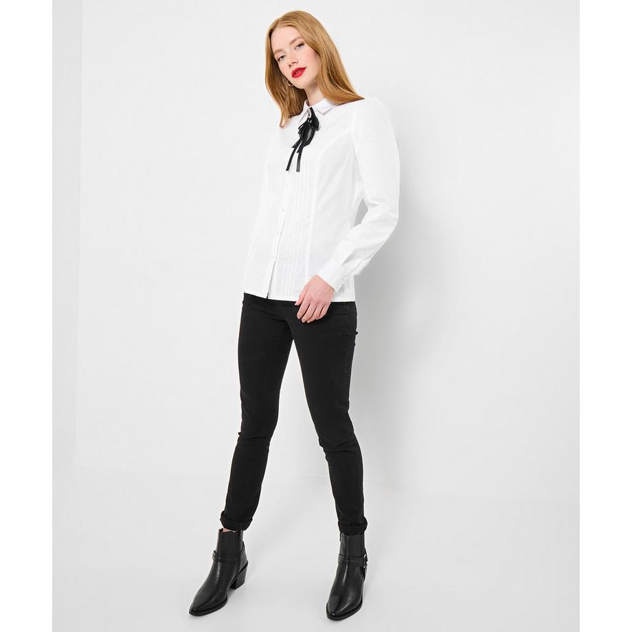 Joe Browns Camicia bianca con spilla decorativa  