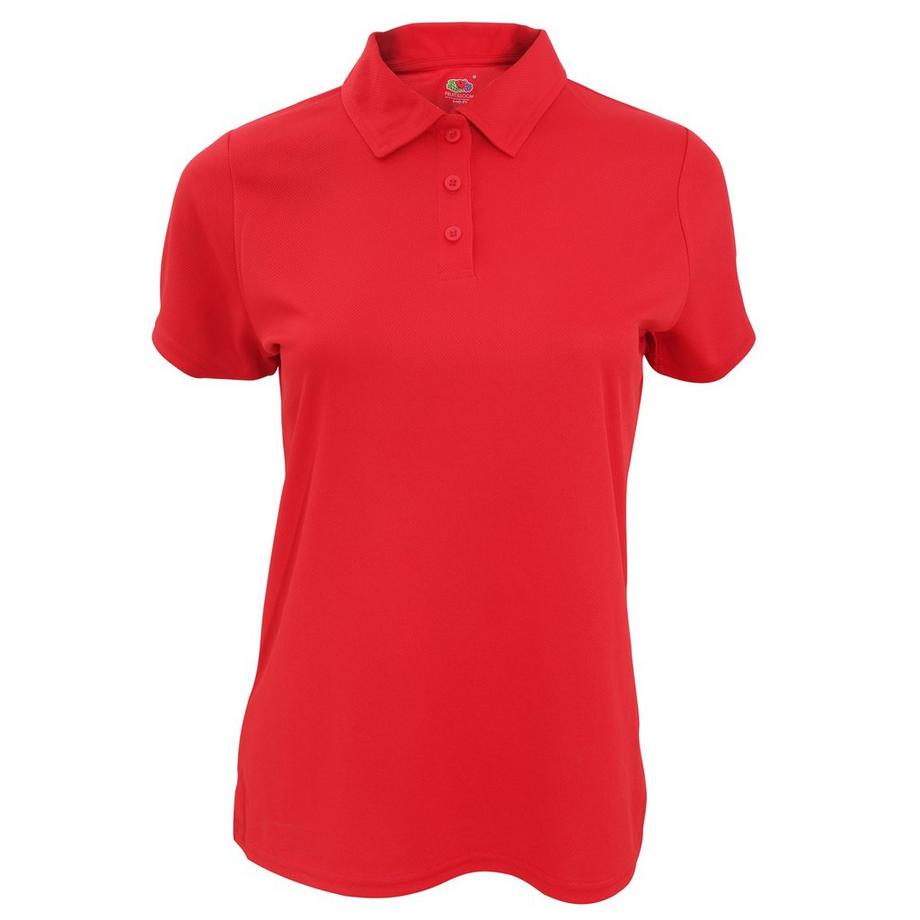 Fruit of the Loom LadyFit Performance Kurzarm Polo Shirt  