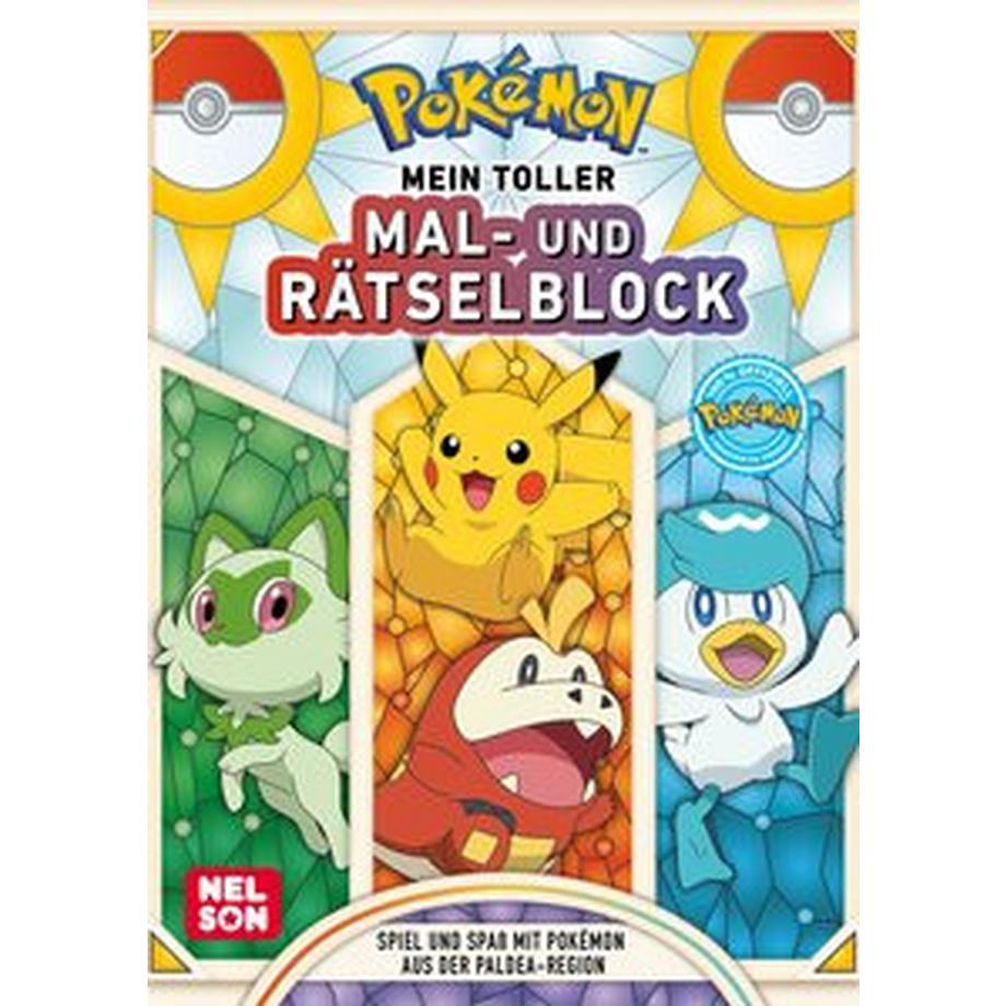  Pokémon Activity-Buch: Mein toller Mal- und Rätselblock 