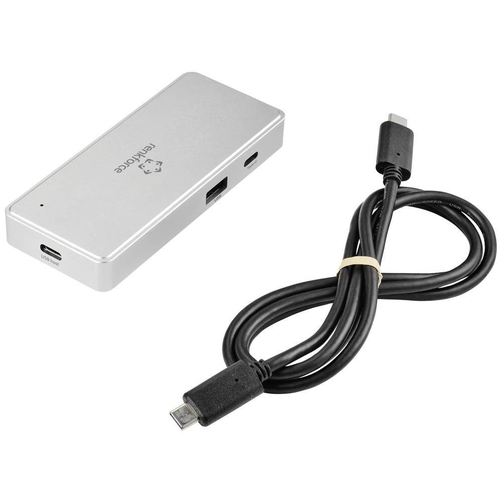 Renkforce  Lecteur de carte mémoire externe USB 3.2 Gen1 (USB 3.0) et hub USB-C 