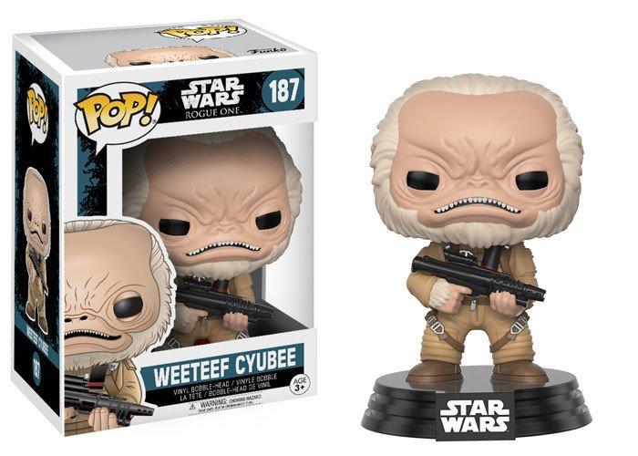 Funko  POP - Star Wars - 187 - Weeteef Cyubee 