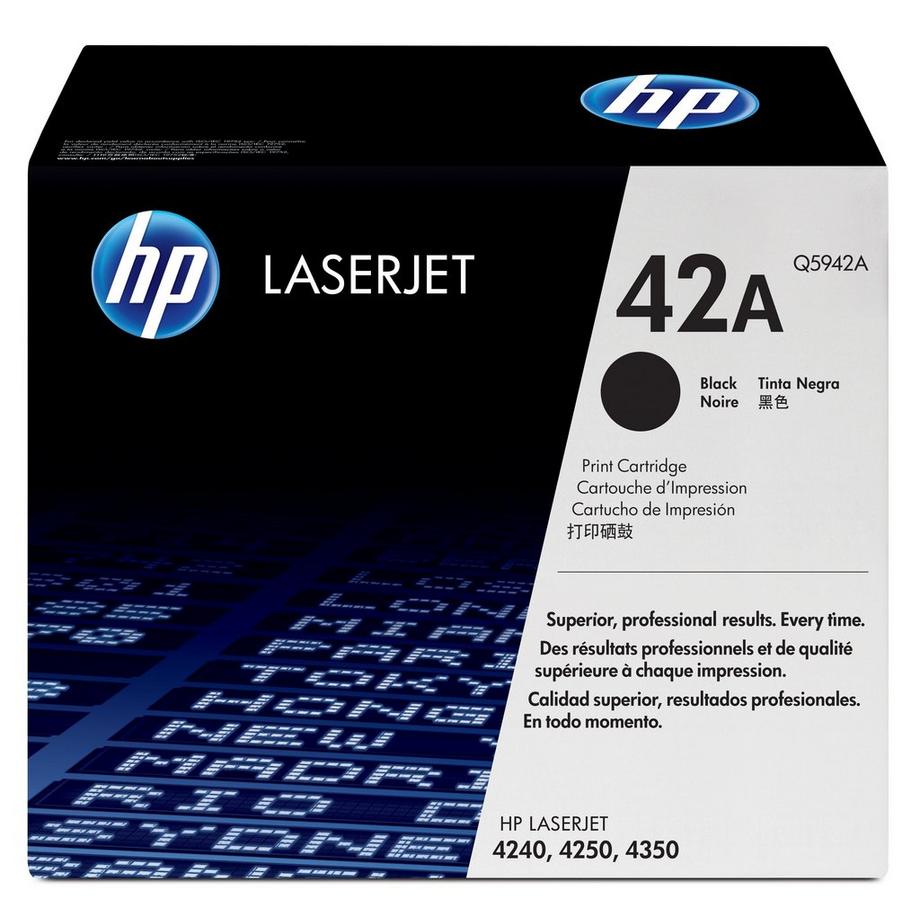 HEWLETT PACKARD  HP Toner-Modul 42A schwarz Q5942A LaserJet 4250/4350 10'000 S. 