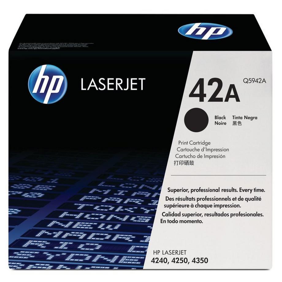 HEWLETT PACKARD  HP Toner-Modul 42A schwarz Q5942A LaserJet 4250/4350 10'000 S. 