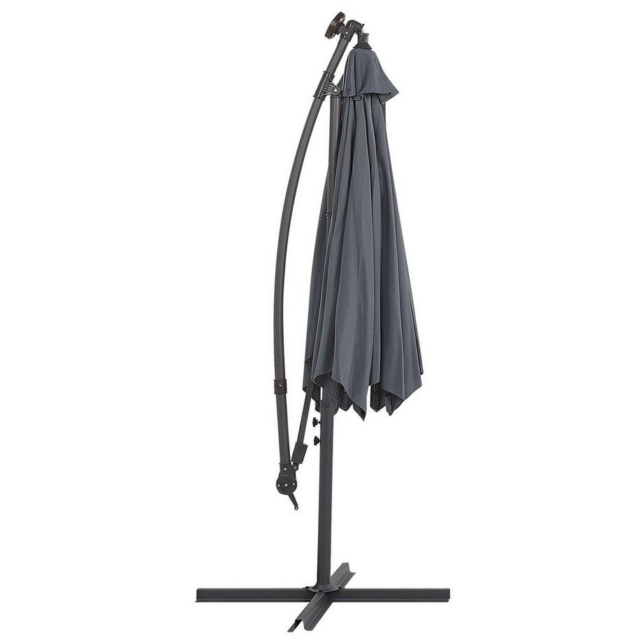 Beliani Parasol suspendu en Tissu CORVAL  