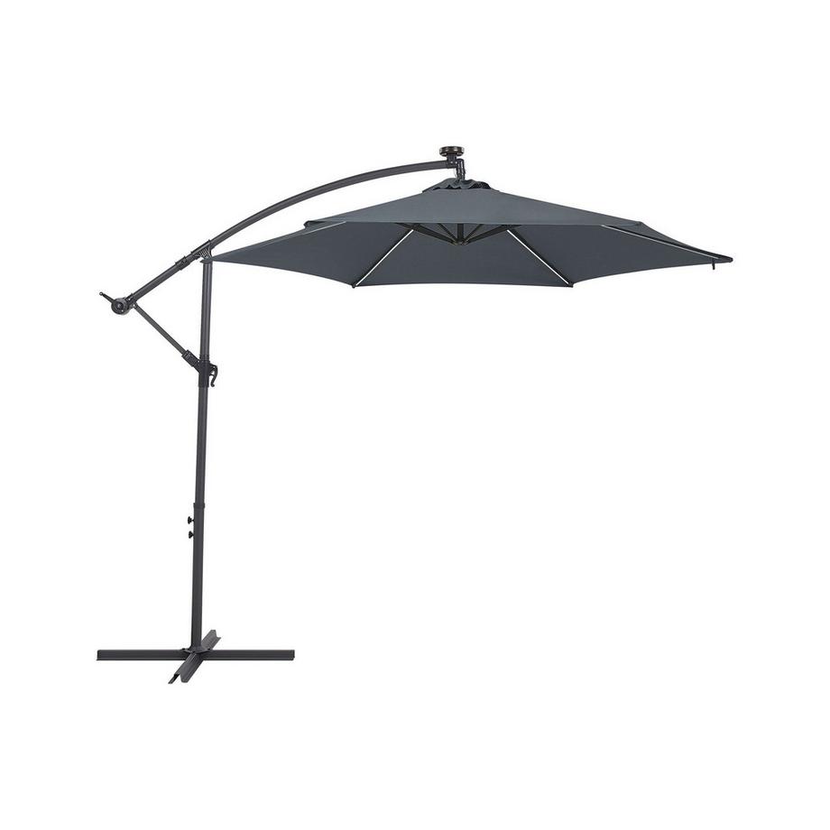 Beliani Parasol suspendu en Tissu CORVAL  