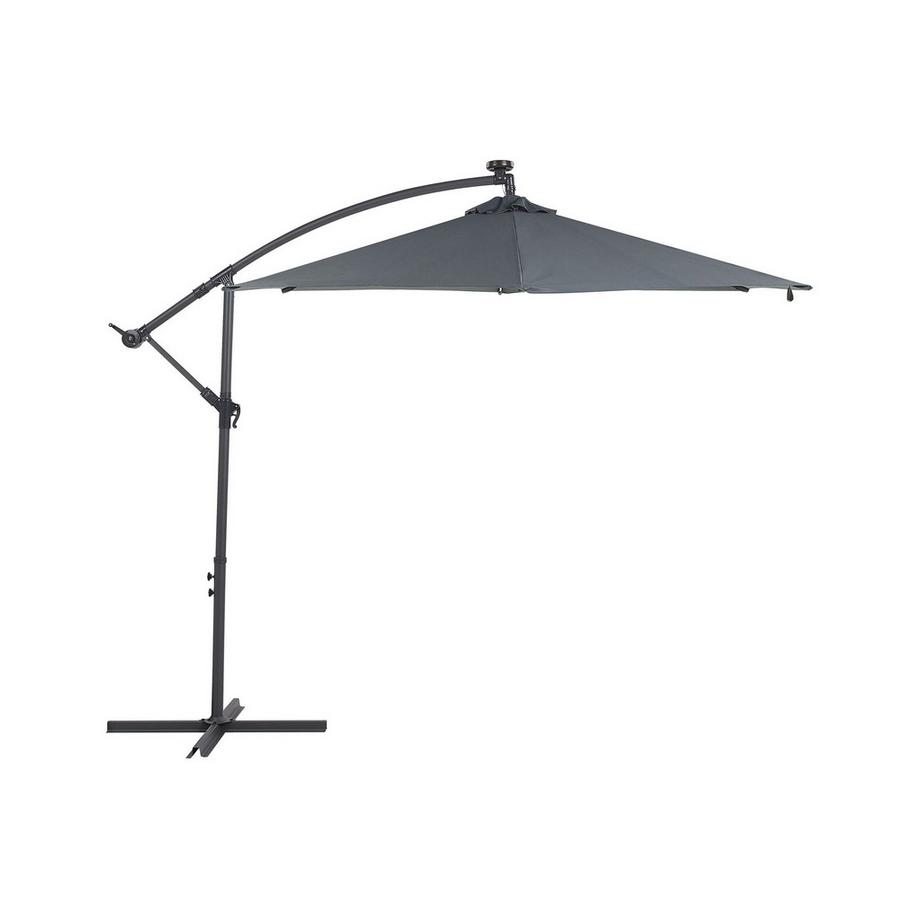 Beliani Parasol suspendu en Tissu CORVAL  