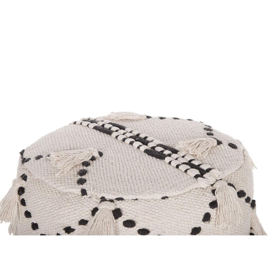 Beliani Repose-pied en Coton Rétro THONDI  