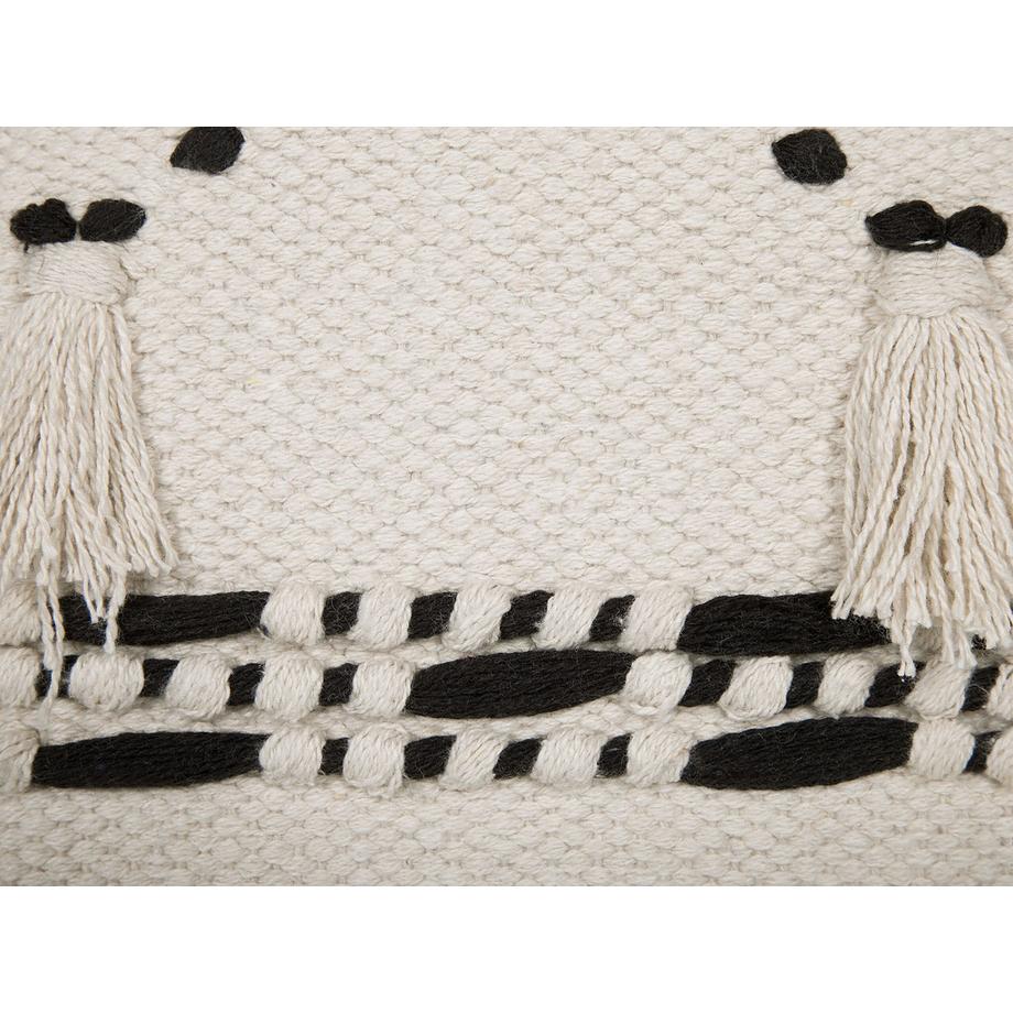 Beliani Repose-pied en Coton Rétro THONDI  