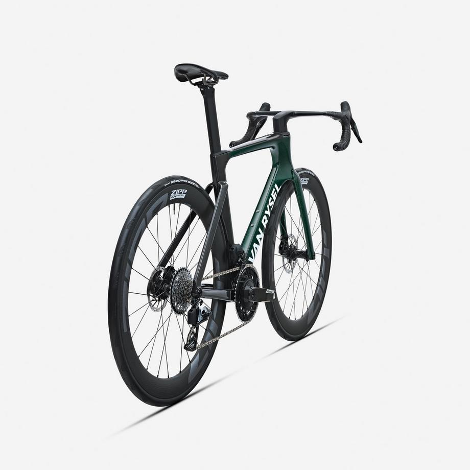 VAN RYSEL  Vélo de route SRAM Force AXS E1 2x12v capteur de puissance, RCR-F PRO vert 