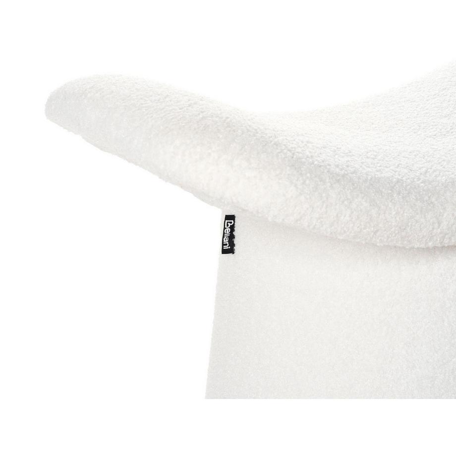 Beliani Pouf en Bouclé Moderne RIDDLE  