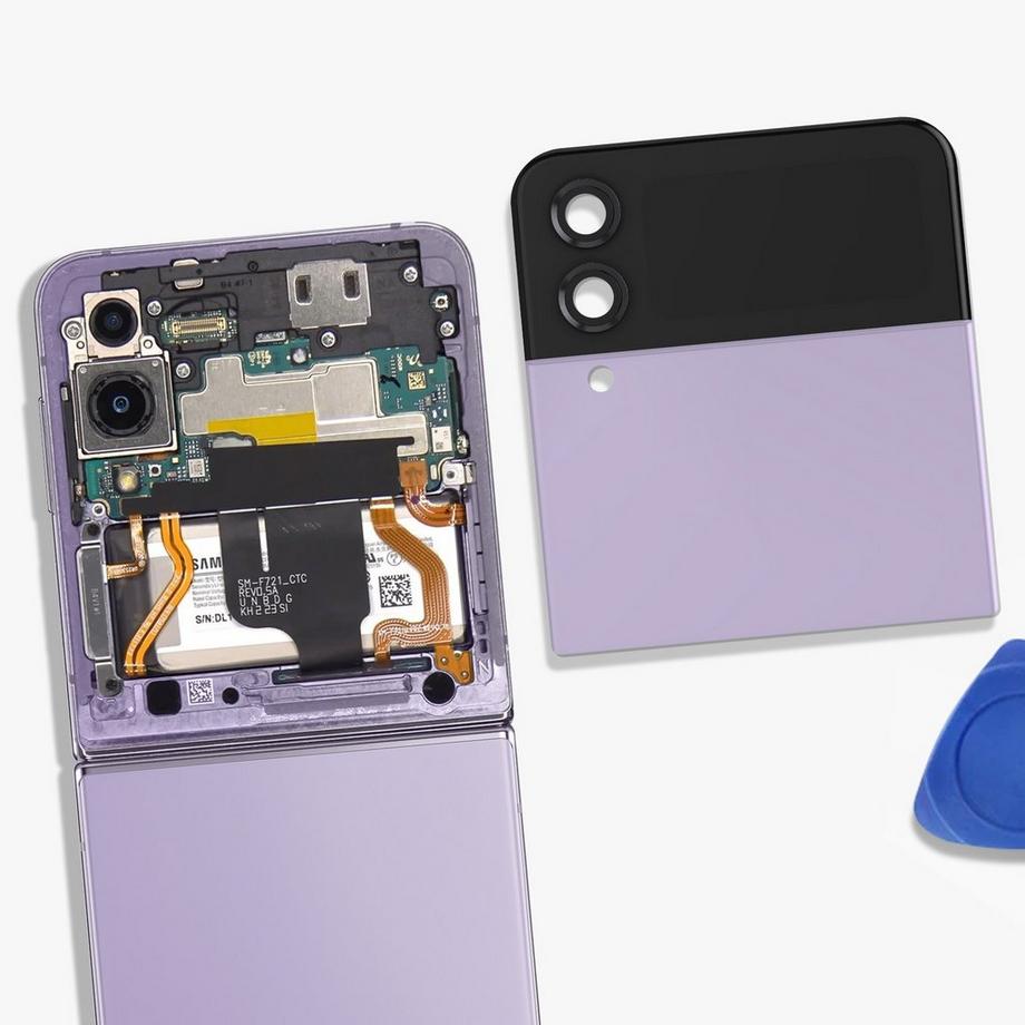 SAMSUNG  Cache Batterie Galaxy Z Flip 4 Lavande 