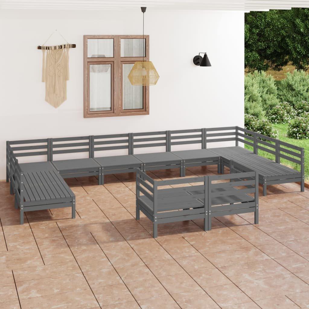 VidaXL Ensemble de meubles de jardin bois de pin  