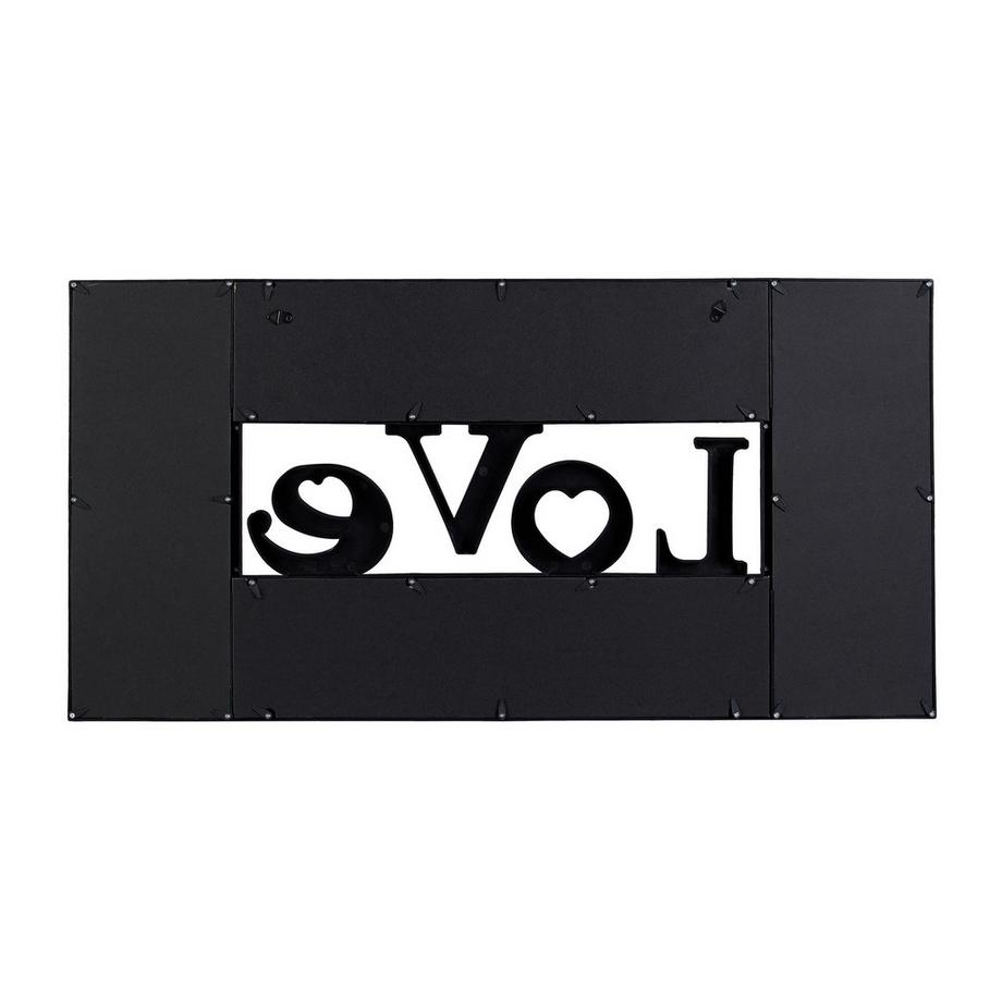 B2X Cadre collage LOVE pour 10 photos  