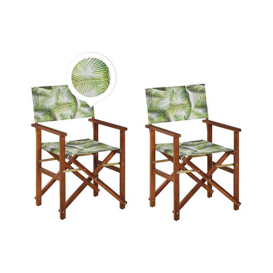 Gartenstuhl 2er Set aus Stoff  CINE