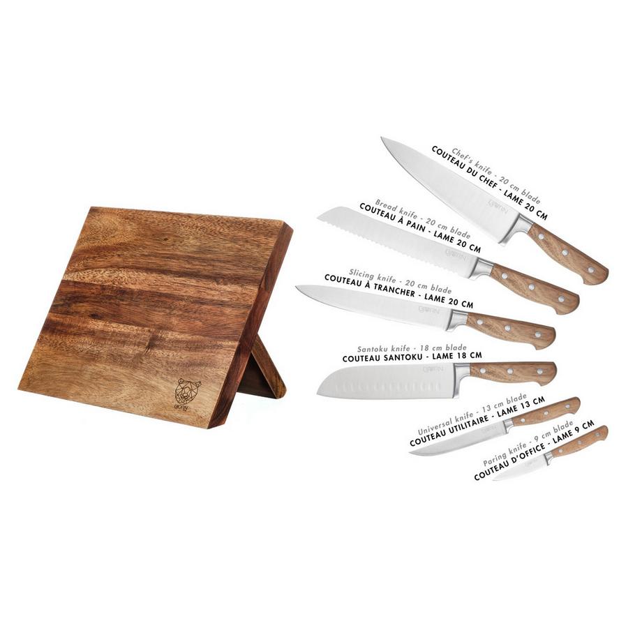 BJÖRN Küchenmesserblock-Set JAKOB VANTAA  