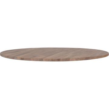 Plateau de table Tablo chêne FSC huile grise rond 120x120