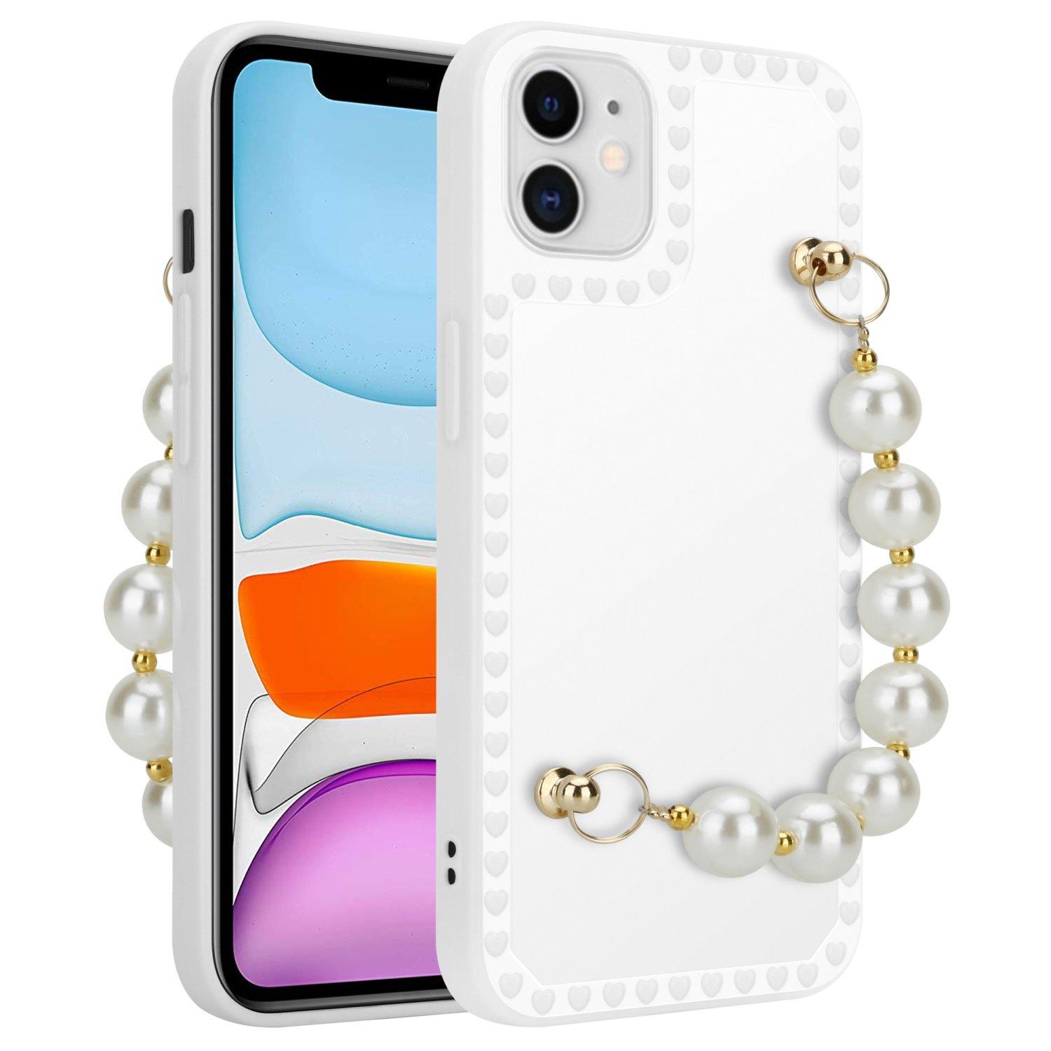 Cadorabo  Housse compatible avec Apple iPhone 11 - Coque de protection en silicone TPU flexible avec chaîne de poignet 