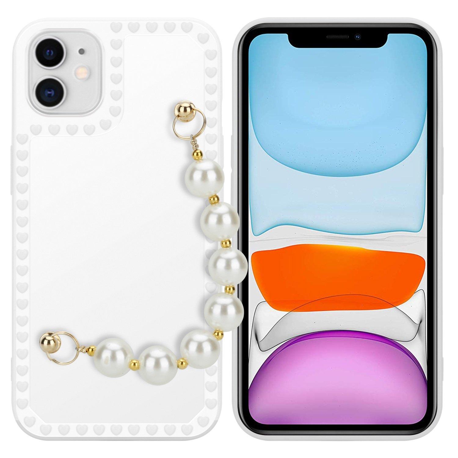 Cadorabo  Housse compatible avec Apple iPhone 11 - Coque de protection en silicone TPU flexible avec chaîne de poignet 