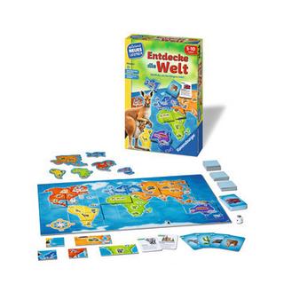 Ravensburger  Ravensburger 24990 - Entdecke die Welt - Spielen und Lernen für Kinder, Lernspiel für Kinder von 5-10 Jahren, Spielend Neues Lernen für 2-4 Spieler 